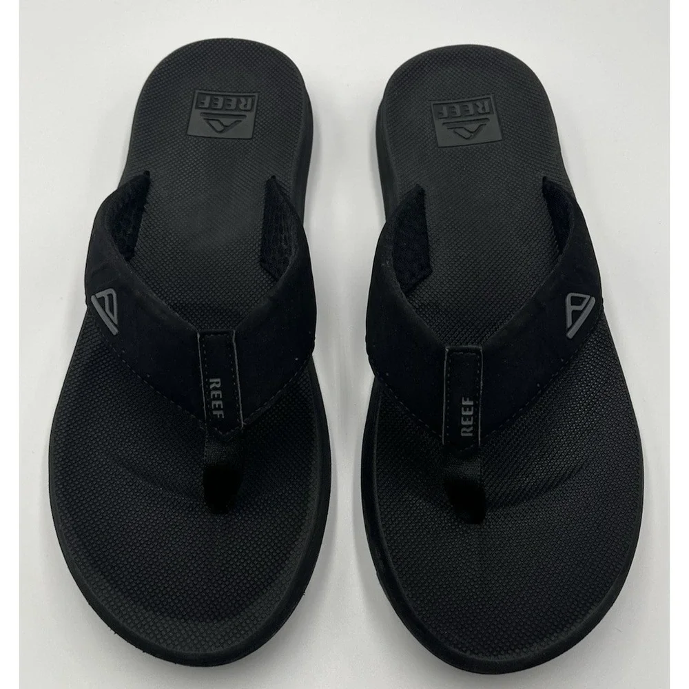 Reef Phantom Flip Flops Mens Size 15 Black Cushion Comfort Thong Sandals